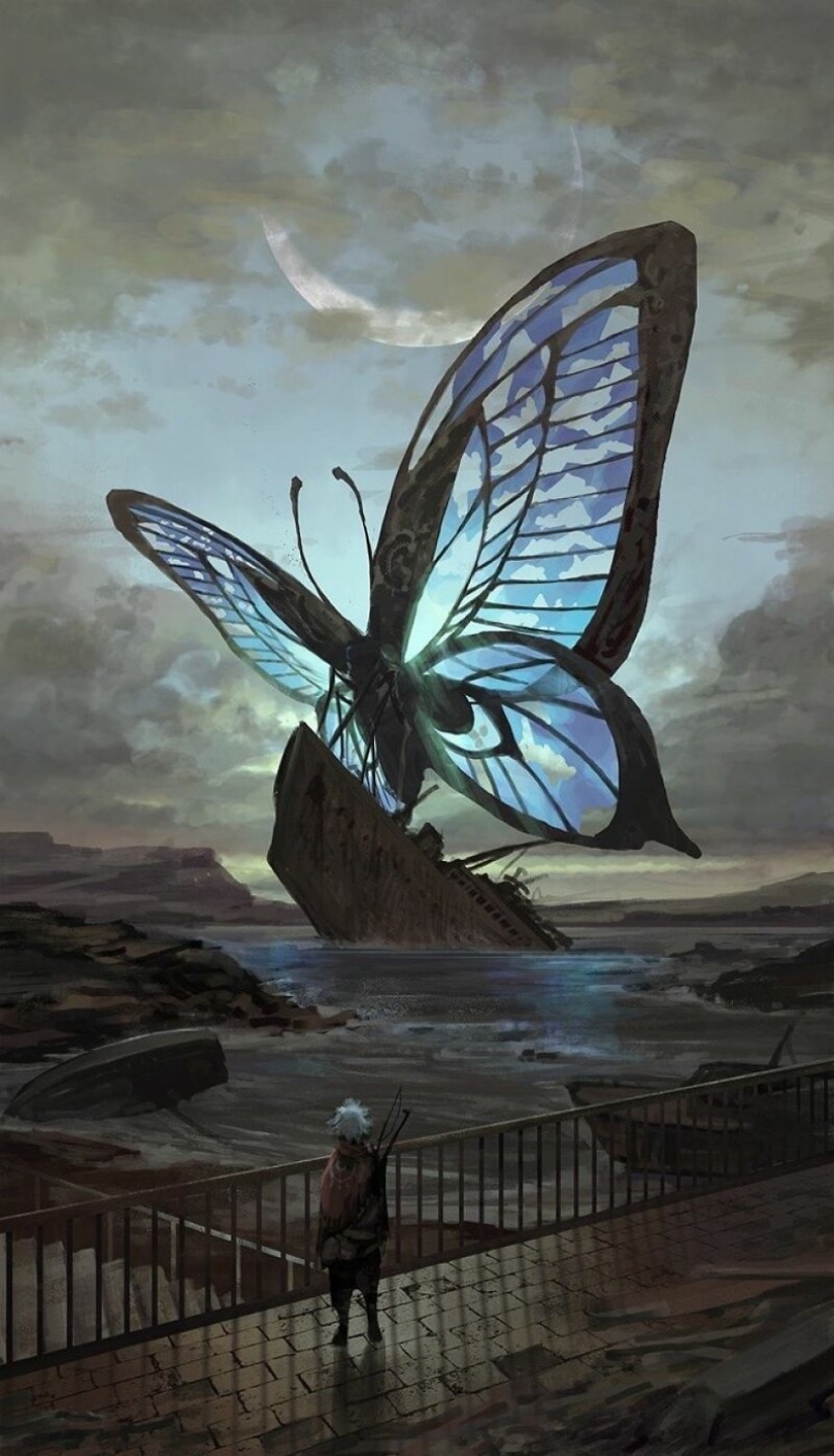 Artista de Japón ha creado un mundo mágico lleno de calidez, amabilidad y enormes bestias Artista de Japón ha creado un mundo mágico lleno de calidez, amabilidad y enormes bestias