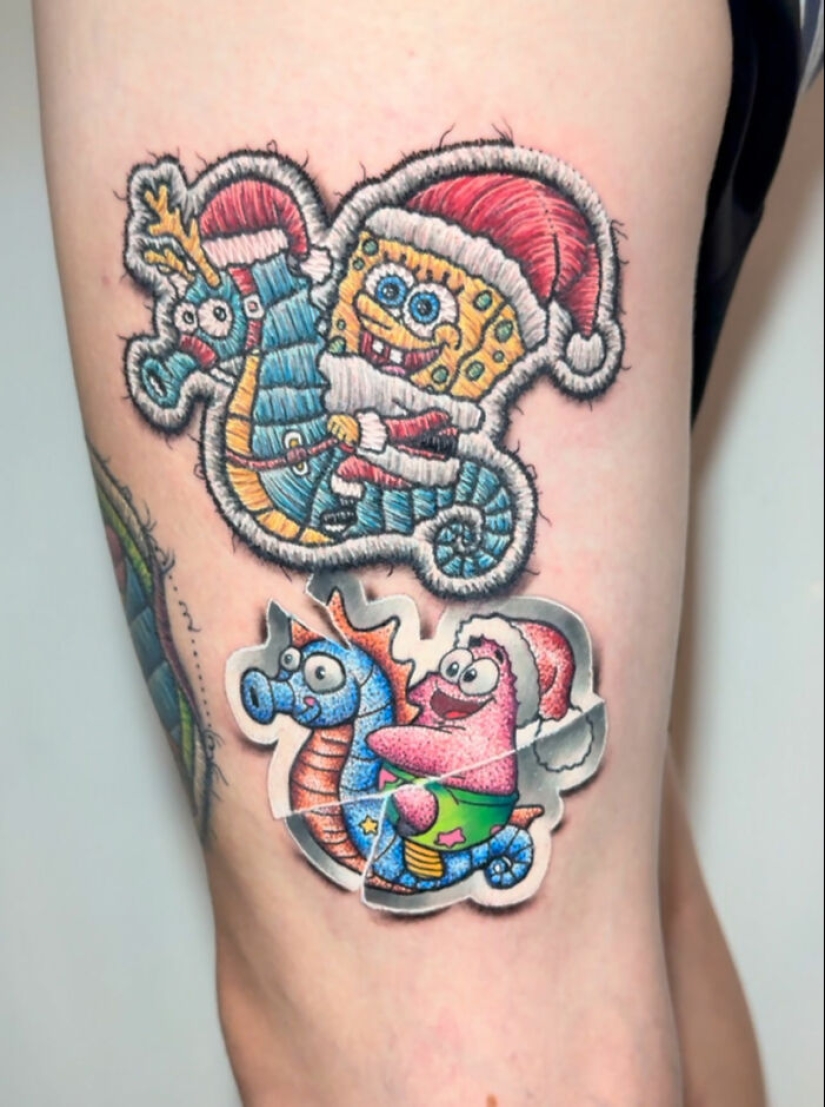 Artista del tatuaje crea tatuajes bordados de aspecto realista y aquí están sus 15 mejores trabajos Artista del tatuaje crea tatuajes bordados de aspecto realista y aquí están sus 15 mejores trabajos