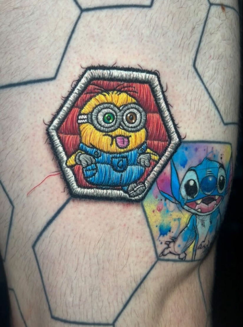 Artista del tatuaje crea tatuajes bordados de aspecto realista y aquí están sus 15 mejores trabajos Artista del tatuaje crea tatuajes bordados de aspecto realista y aquí están sus 15 mejores trabajos