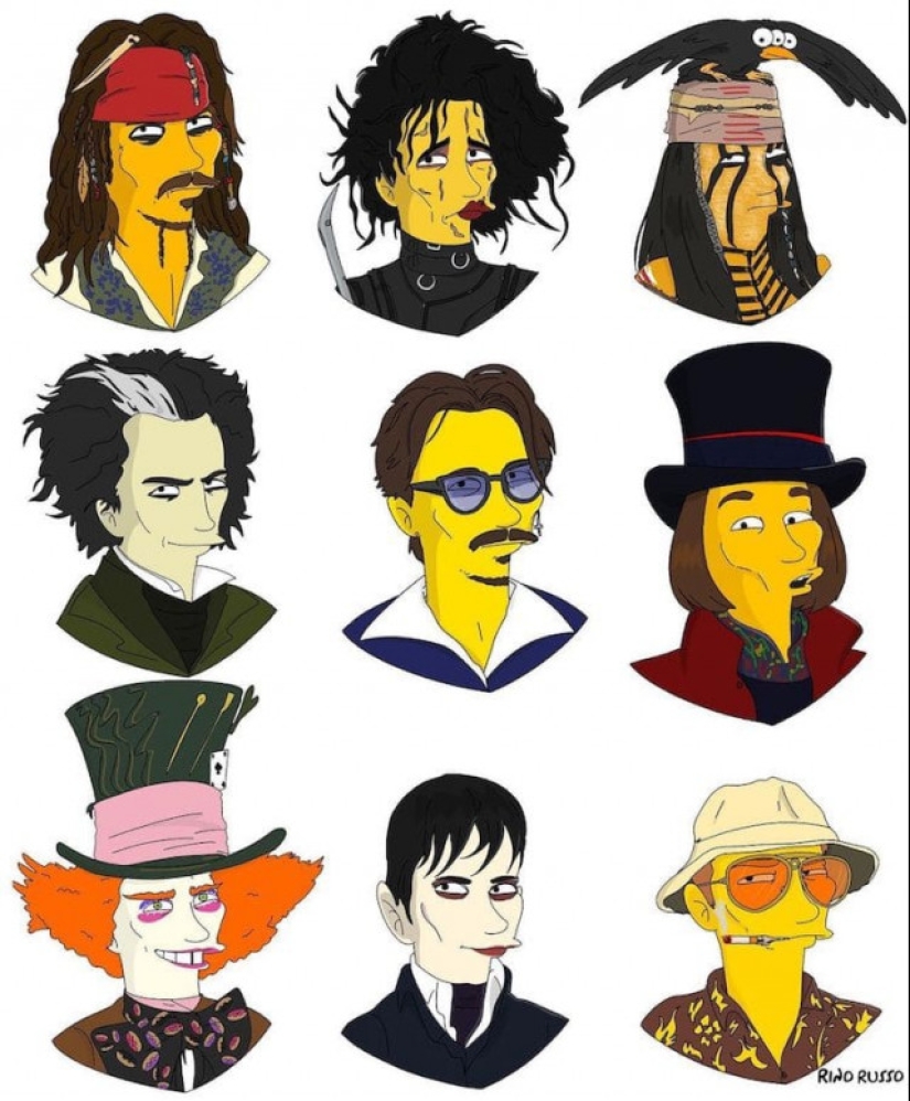 Artista italiano convierte celebridades en personajes de dibujos animados Artista italiano convierte celebridades en personajes de dibujos animados