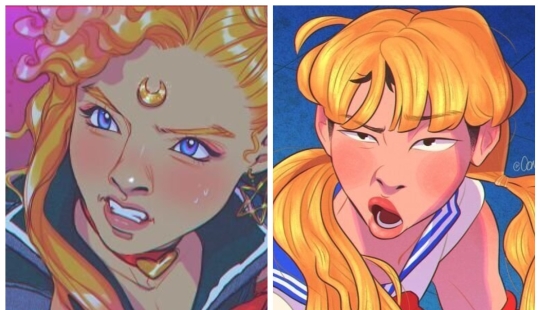 Artists-illustrators decided to take a new look at Sailor moon Artists-illustrators decided to take a new look at Sailor moon