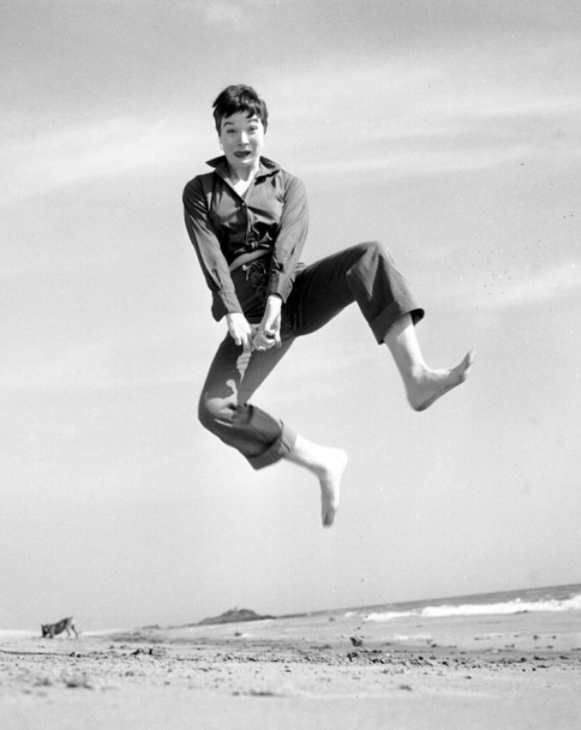 As Philippe Halsman experimented on celebrities