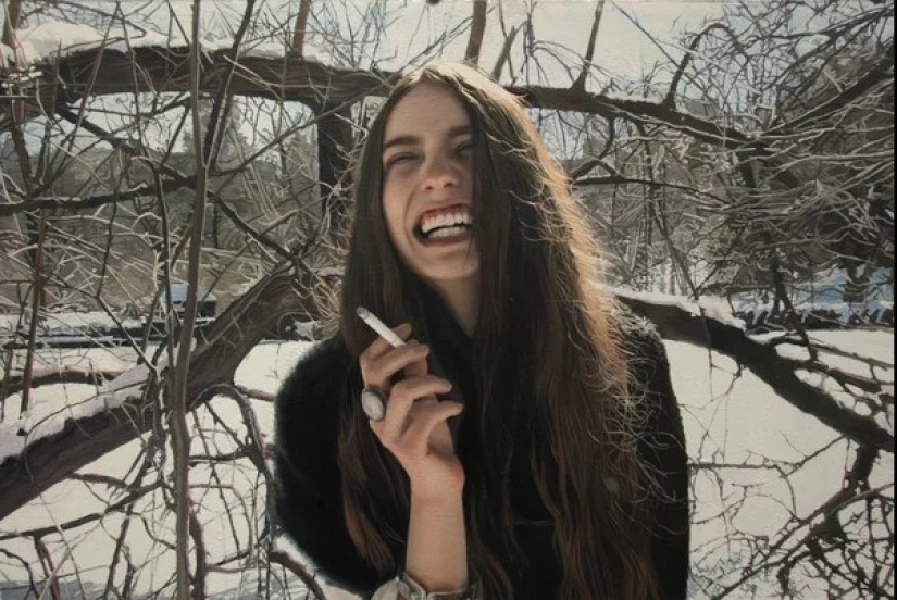 As they're real: sensual female portraits Yigal Ozeri, which are indistinguishable from photos As they're real: sensual female portraits Yigal Ozeri, which are indistinguishable from photos