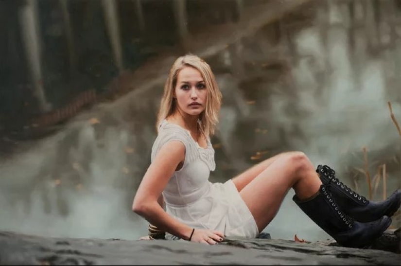 As they're real: sensual female portraits Yigal Ozeri, which are indistinguishable from photos As they're real: sensual female portraits Yigal Ozeri, which are indistinguishable from photos