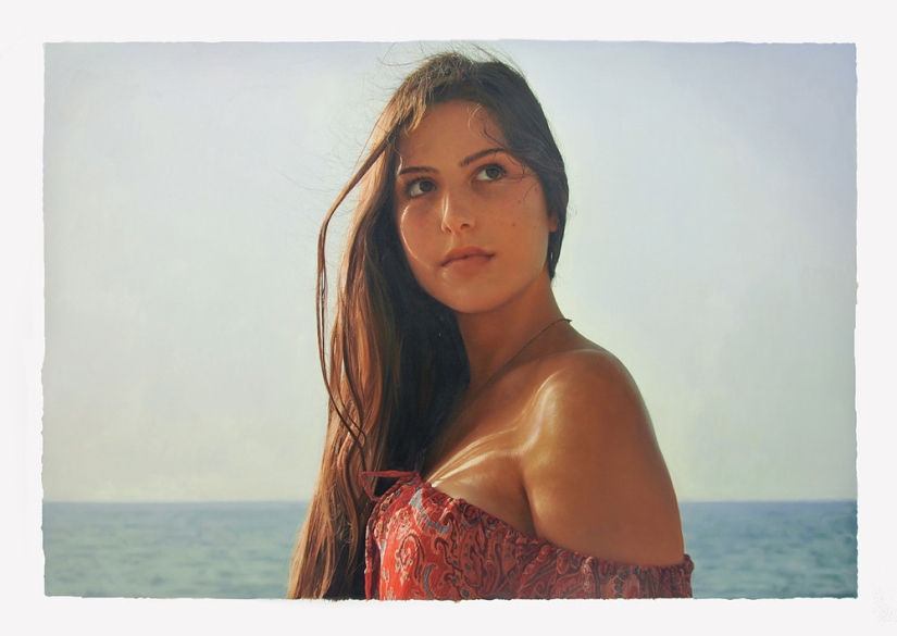 As they're real: sensual female portraits Yigal Ozeri, which are indistinguishable from photos As they're real: sensual female portraits Yigal Ozeri, which are indistinguishable from photos