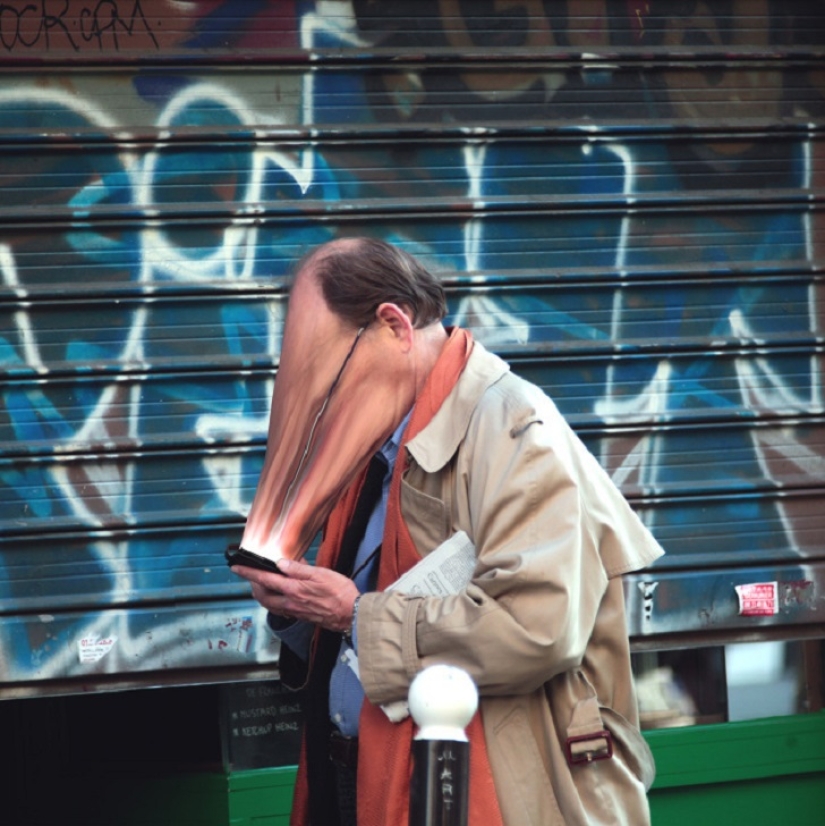 Aterrador foto, que muestra nuestra obsesión con los dispositivos digitales