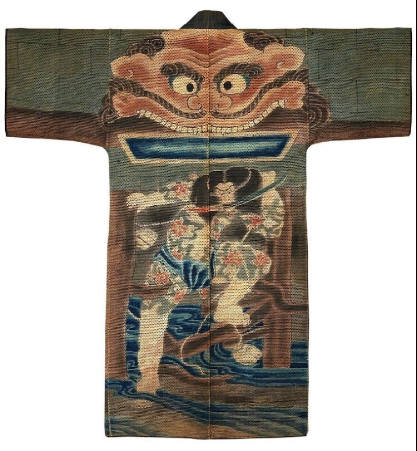 Attire of Japanese firefighters of the 17th and 19th centuries as a separate art form