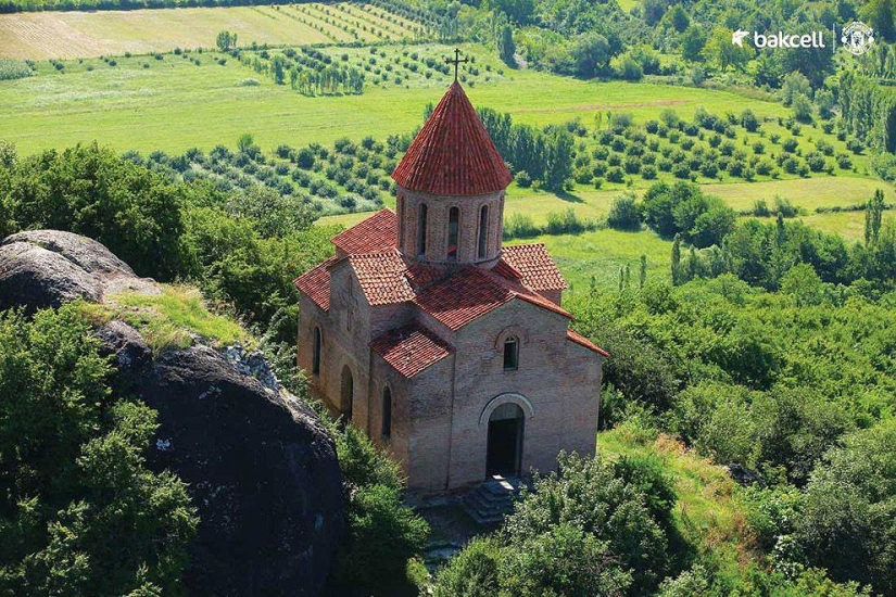 Azerbaiyán a vista de pájaro