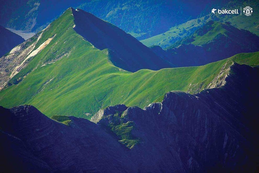 Azerbaiyán a vista de pájaro