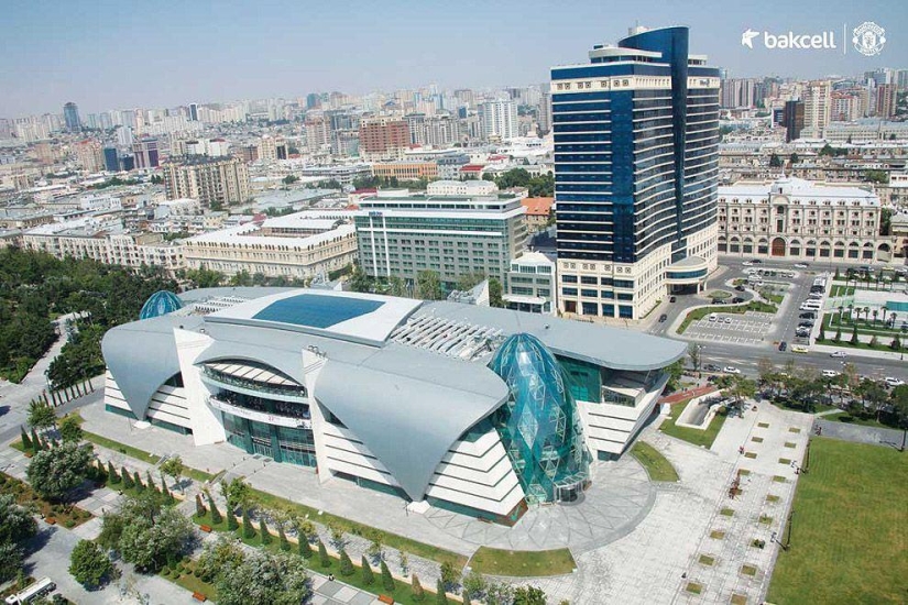 Azerbaiyán a vista de pájaro