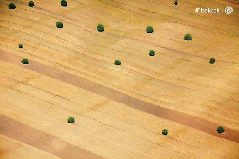 Azerbaiyán a vista de pájaro