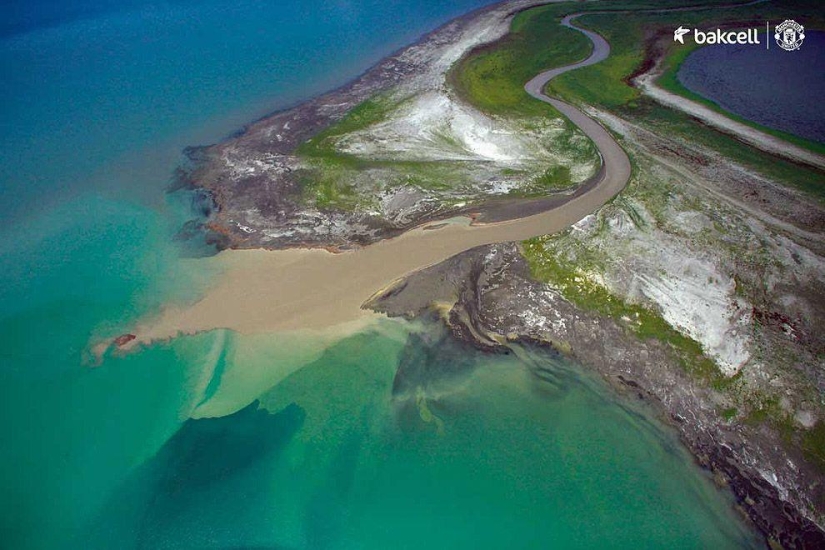 Azerbaiyán a vista de pájaro