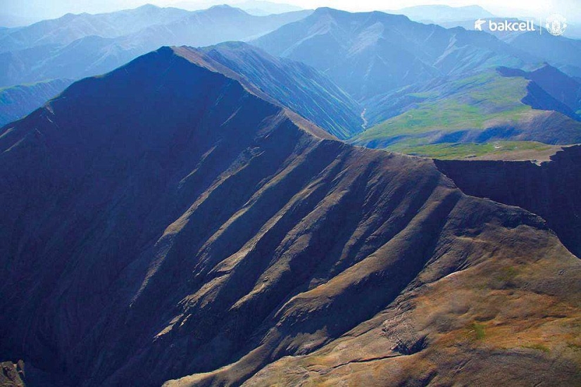 Azerbaiyán a vista de pájaro