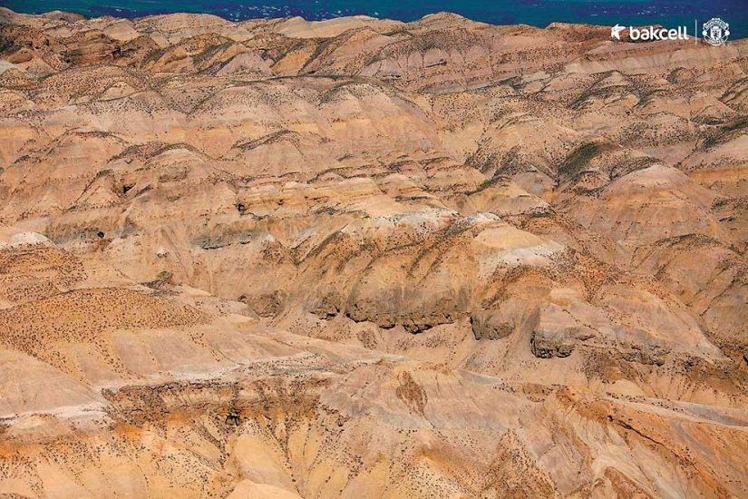 Azerbaiyán a vista de pájaro