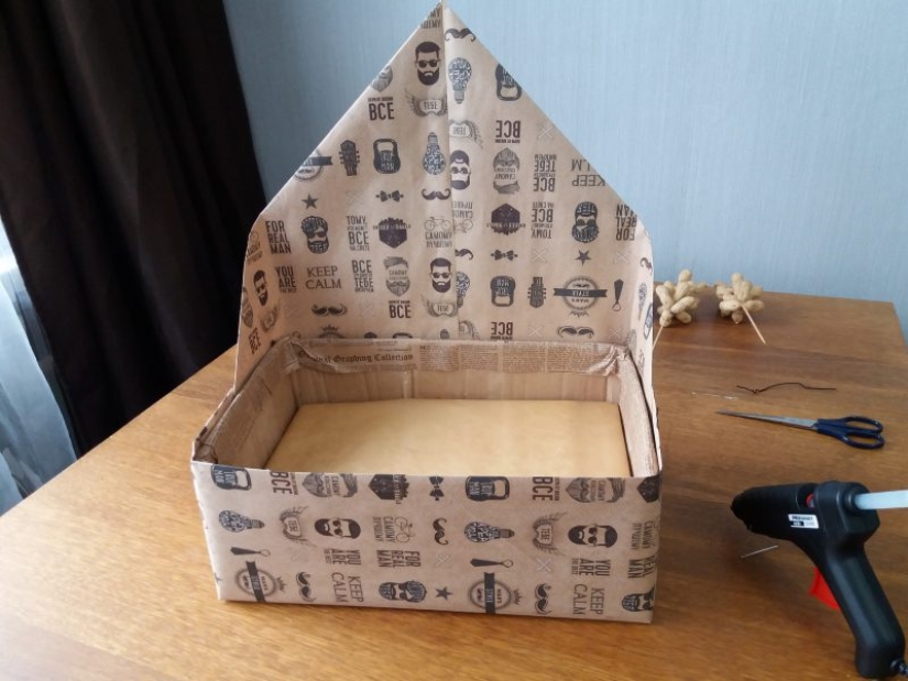 Basket "For beer" - a gift to a man made with his own hands