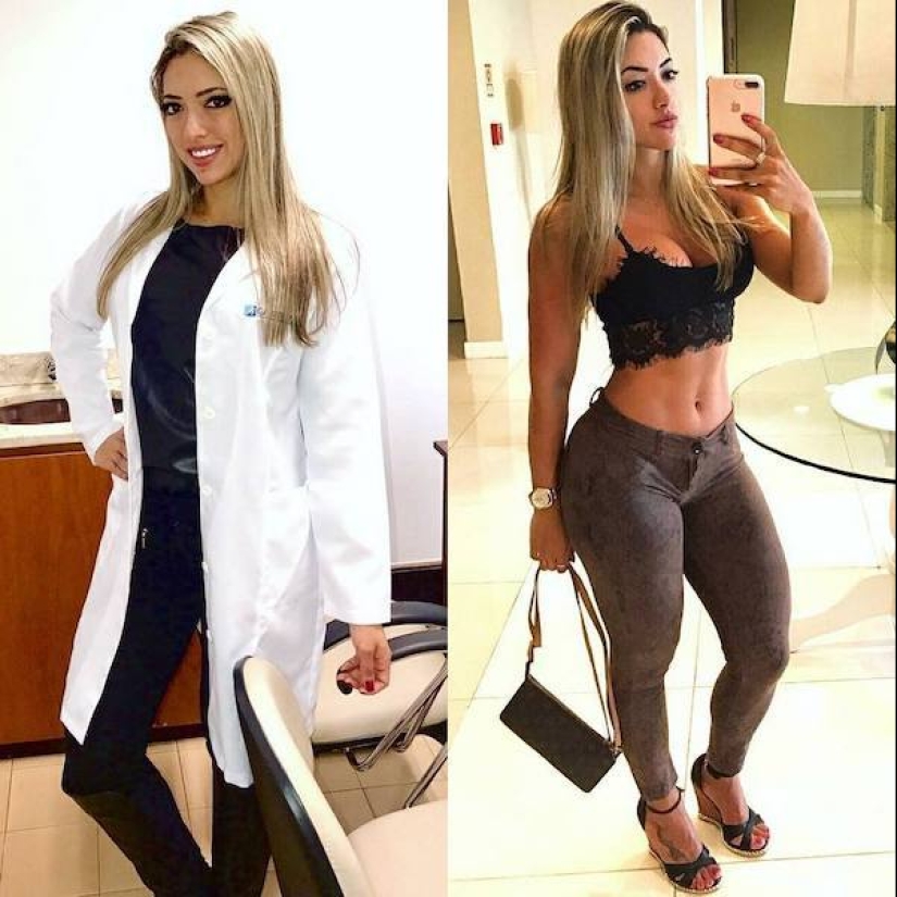 Beauties on duty: 25 athletic girls in uniform and without it Beauties on duty: 25 athletic girls in uniform and without it