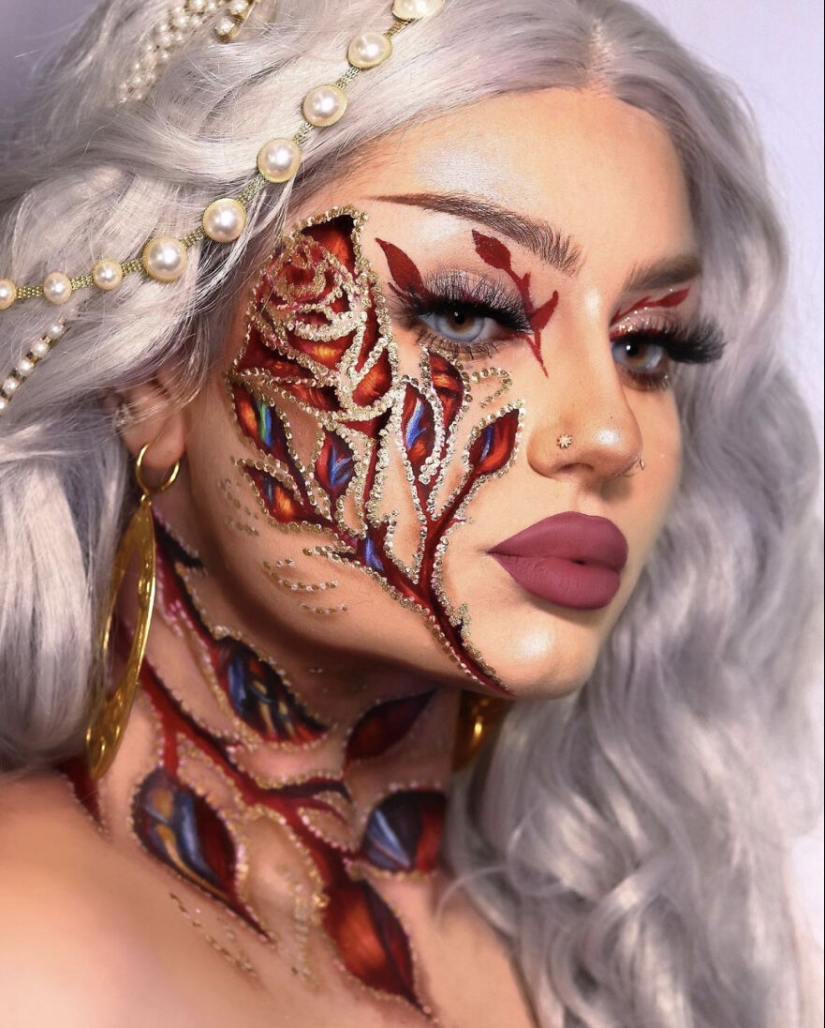 Beauty in the face: a girl from Norway draws incredible pictures