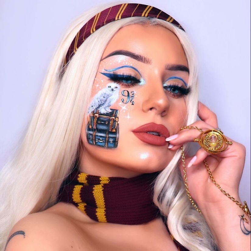 Beauty in the face: a girl from Norway draws incredible pictures