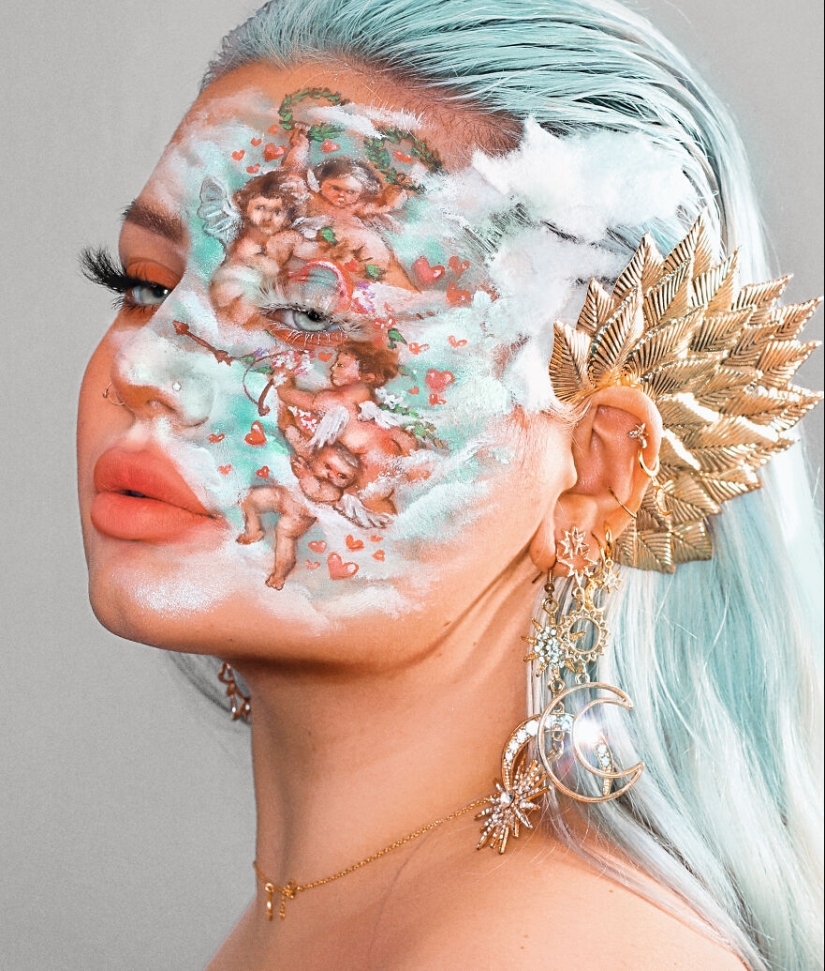 Beauty in the face: a girl from Norway draws incredible pictures