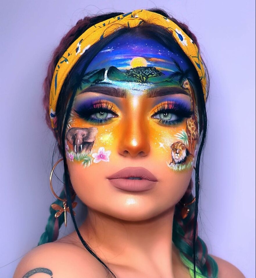 Beauty in the face: a girl from Norway draws incredible pictures