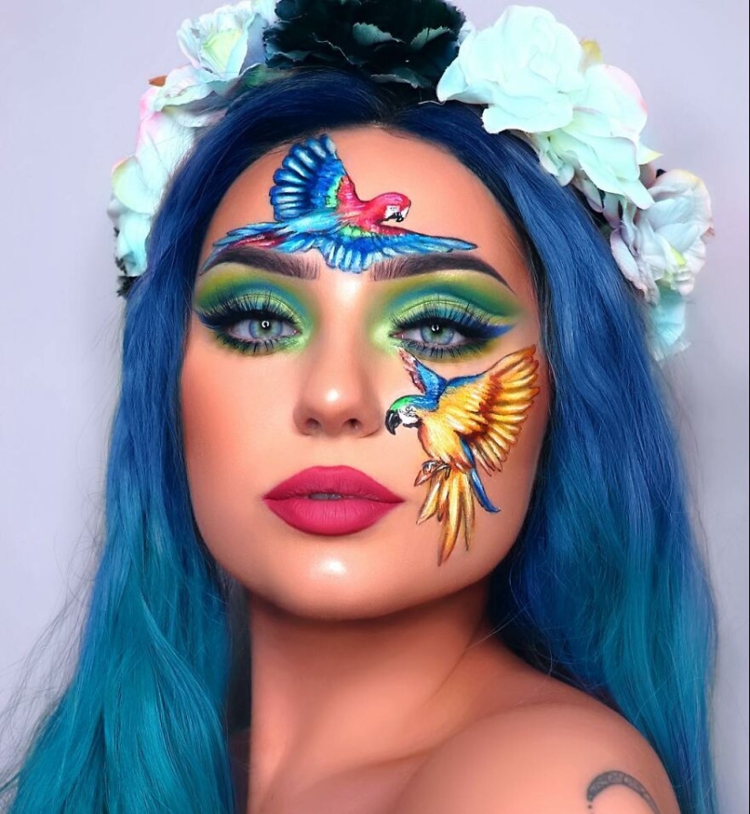 Beauty in the face: a girl from Norway draws incredible pictures