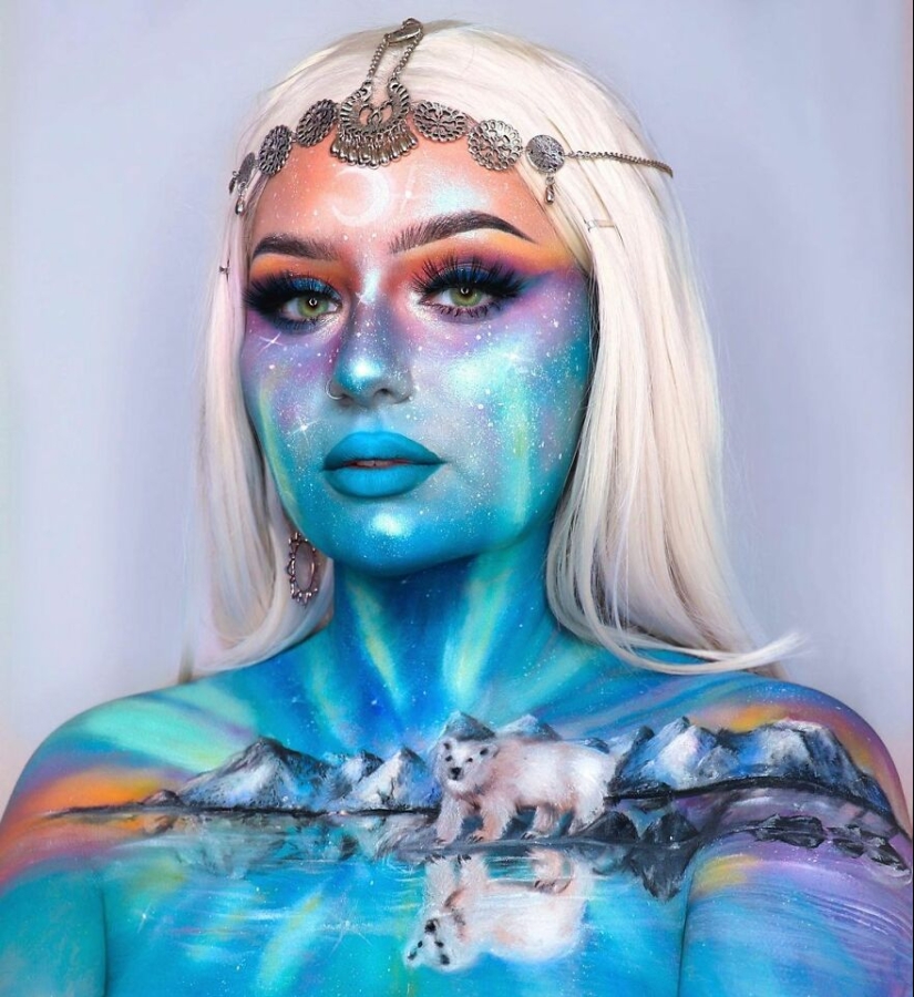 Beauty in the face: a girl from Norway draws incredible pictures