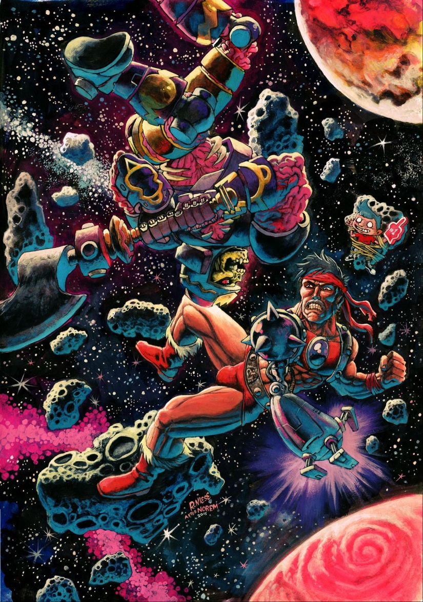 Beauty, mutants and thrash-fiction art of Ralph Nisa Beauty, mutants and thrash-fiction art of Ralph Nisa