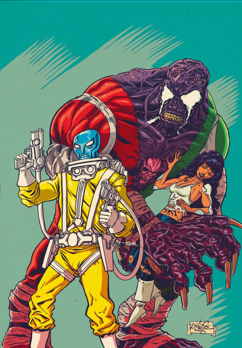 Beauty, mutants and thrash-fiction art of Ralph Nisa Beauty, mutants and thrash-fiction art of Ralph Nisa