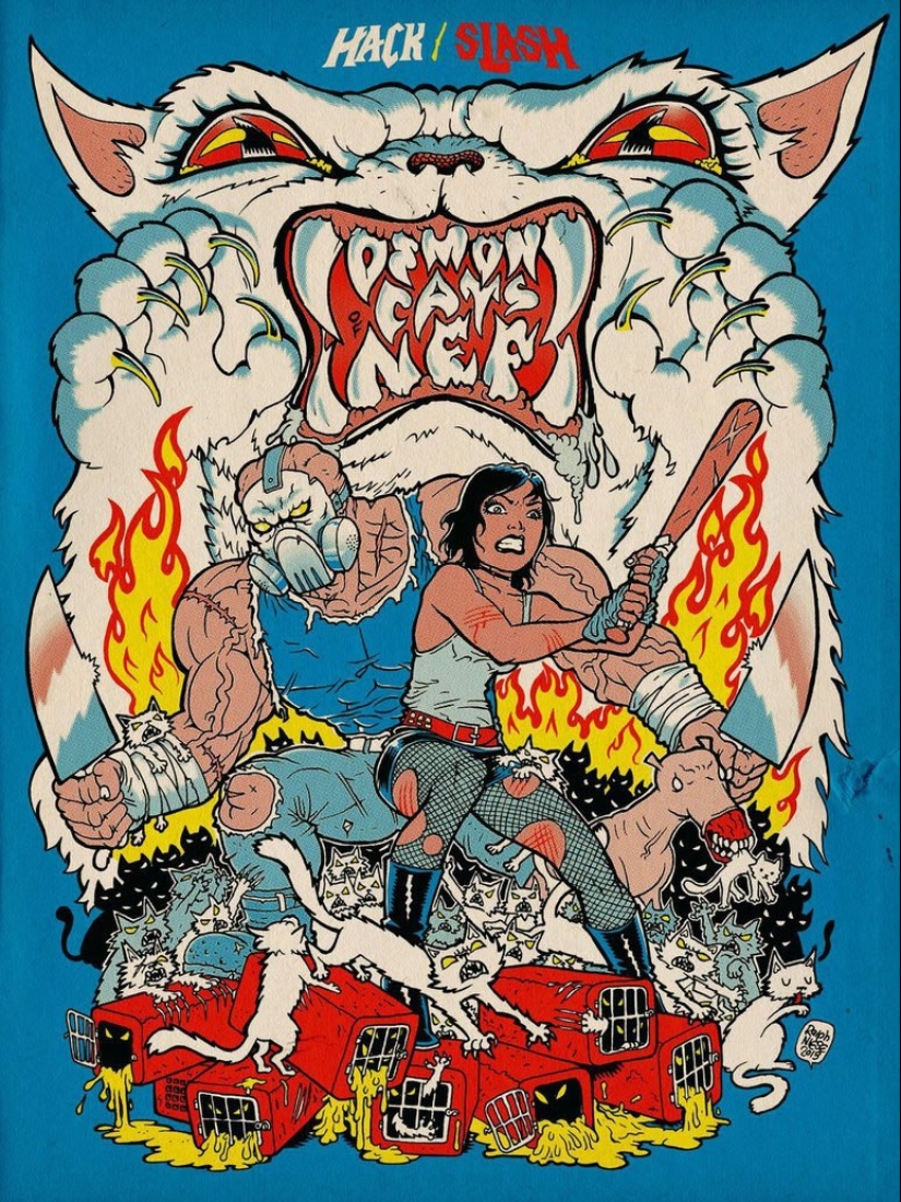 Beauty, mutants and thrash-fiction art of Ralph Nisa Beauty, mutants and thrash-fiction art of Ralph Nisa