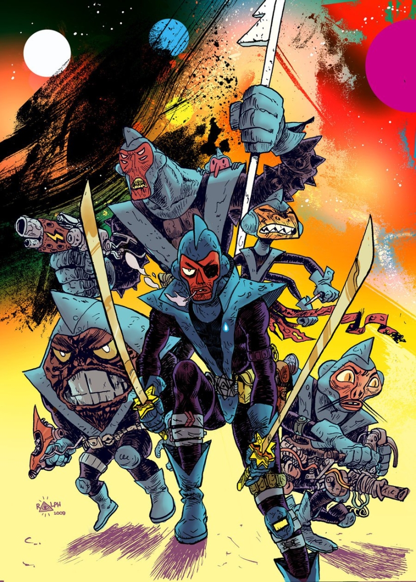 Beauty, mutants and thrash-fiction art of Ralph Nisa Beauty, mutants and thrash-fiction art of Ralph Nisa