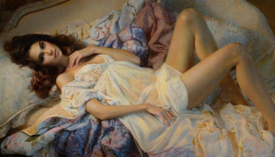 Belleza y ternura femenina en las pinturas de la artista Marina Marina Belleza y ternura femenina en las pinturas de la artista Marina Marina