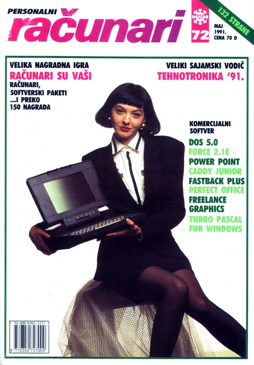 Bellezas retro de las portadas de una revista de informática yugoslava Bellezas retro de las portadas de una revista de informática yugoslava