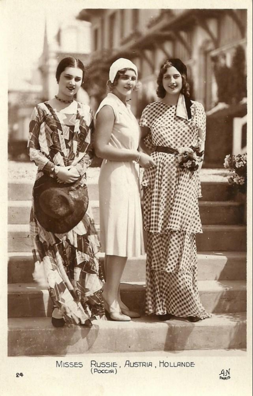 Bellezas retro del concurso de belleza "Miss Europa - 1930"