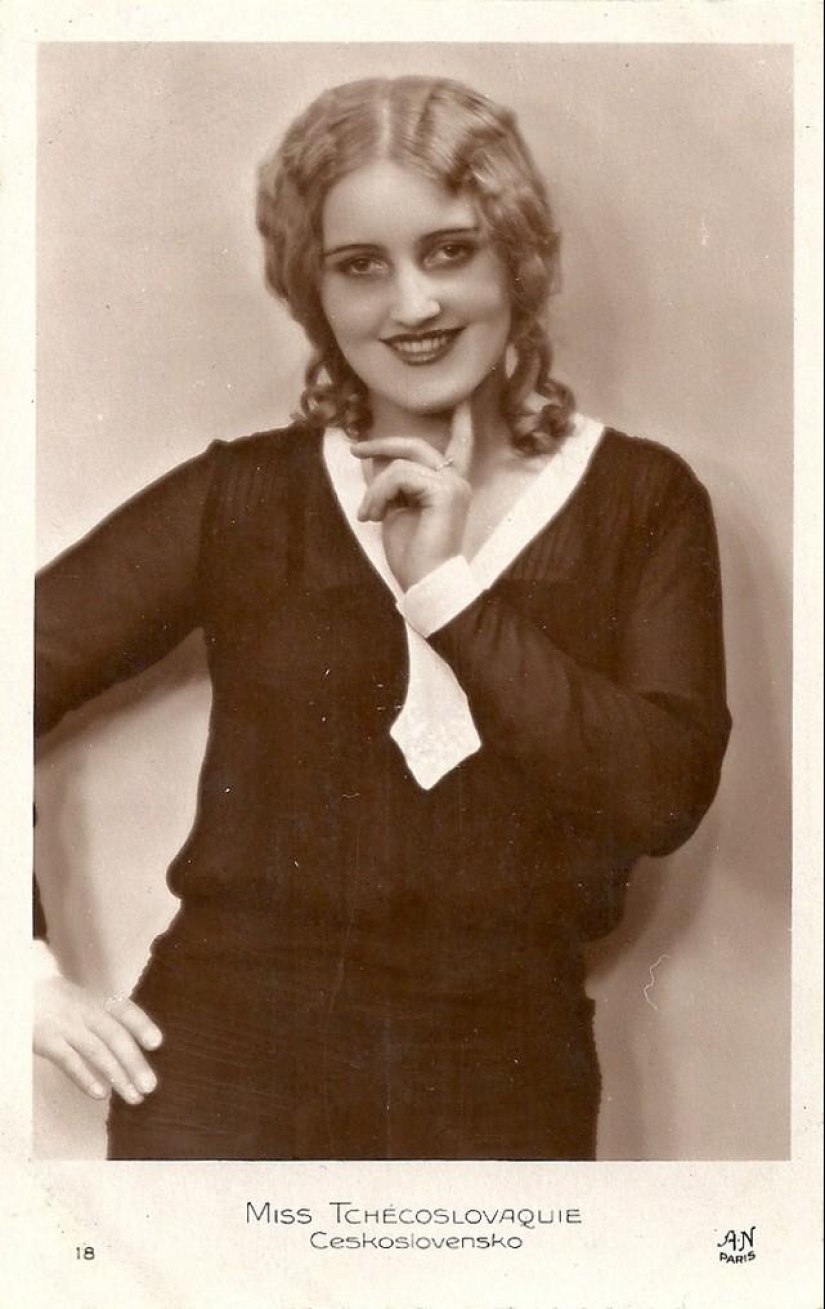 Bellezas retro del concurso de belleza "Miss Europa - 1930"