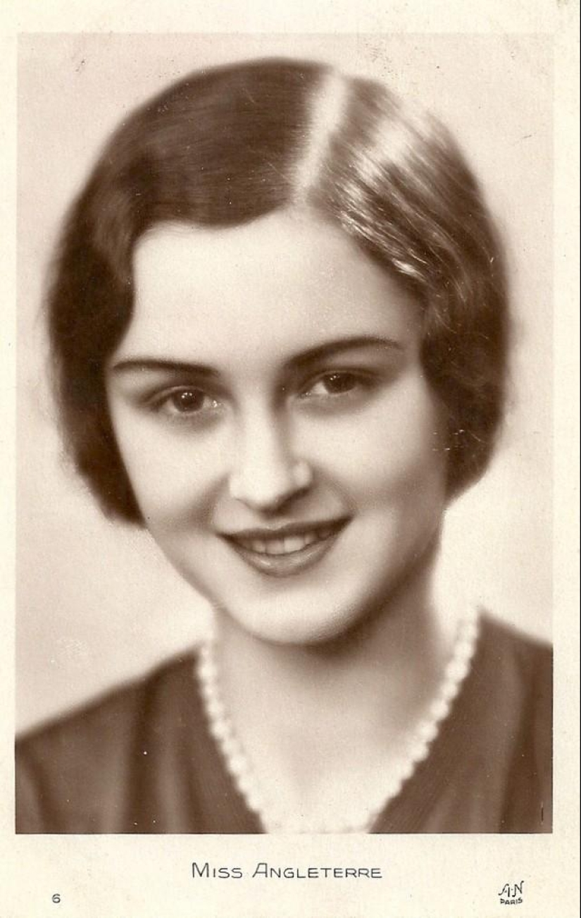 Bellezas retro del concurso de belleza "Miss Europa - 1930"