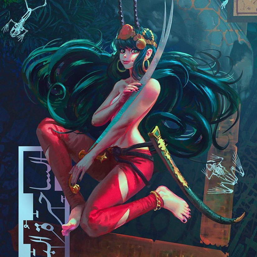 Bellezas sexy de los mundos fantásticos de Ibrahim Swaid Bellezas sexy de los mundos fantásticos de Ibrahim Swaid