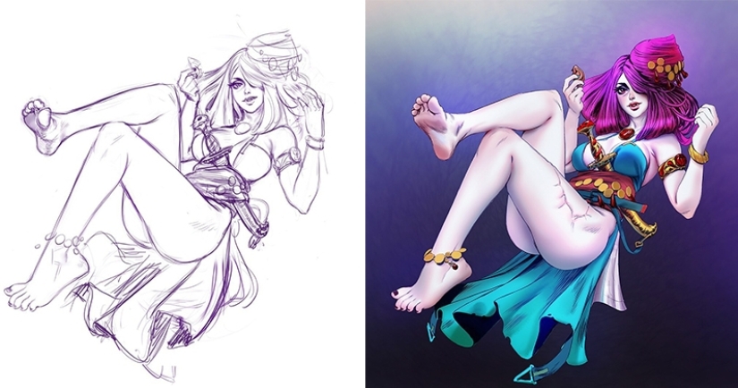 Bellezas sexy de los mundos fantásticos de Ibrahim Swaid Bellezas sexy de los mundos fantásticos de Ibrahim Swaid