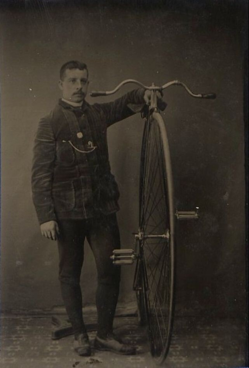 Bicycle History: The Penny-Farthing, or High Wheel
