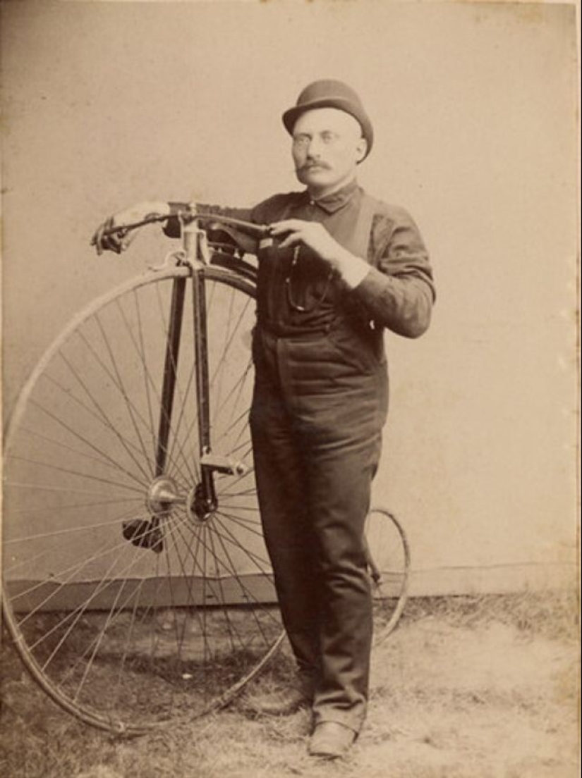 Bicycle History: The Penny-Farthing, or High Wheel