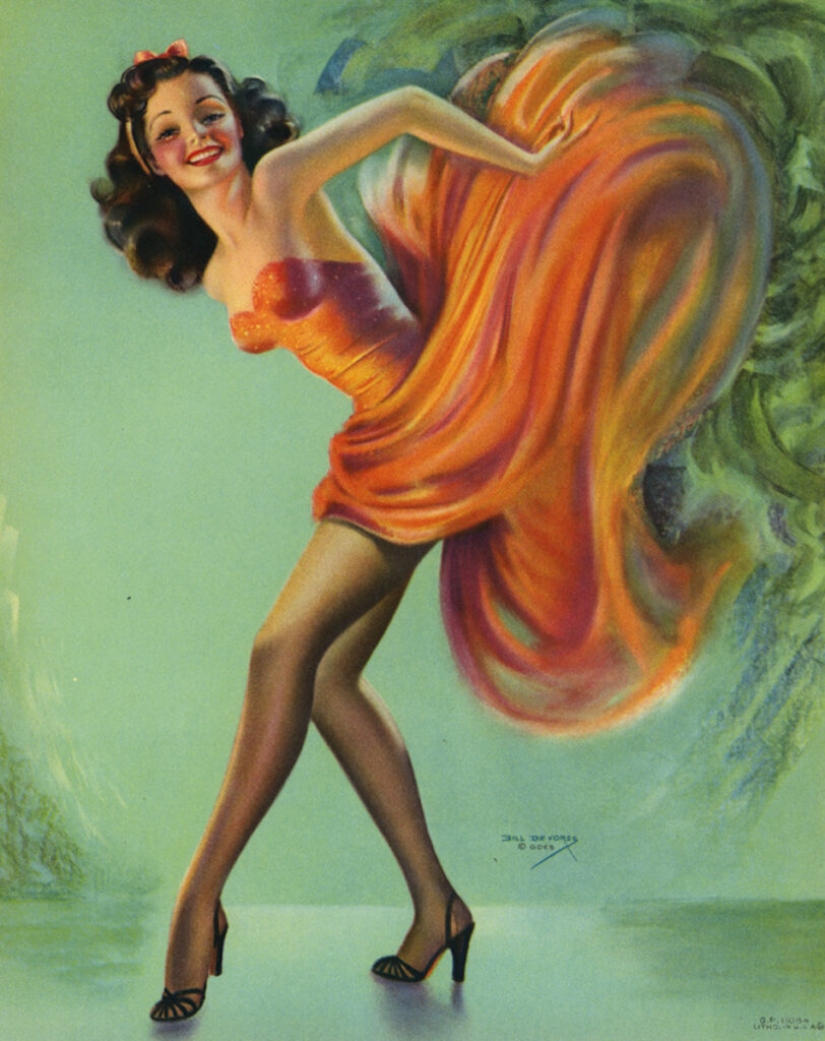 Billy DeVors - a diligent amateur who became a pin-up classic Billy DeVors - a diligent amateur who became a pin-up classic