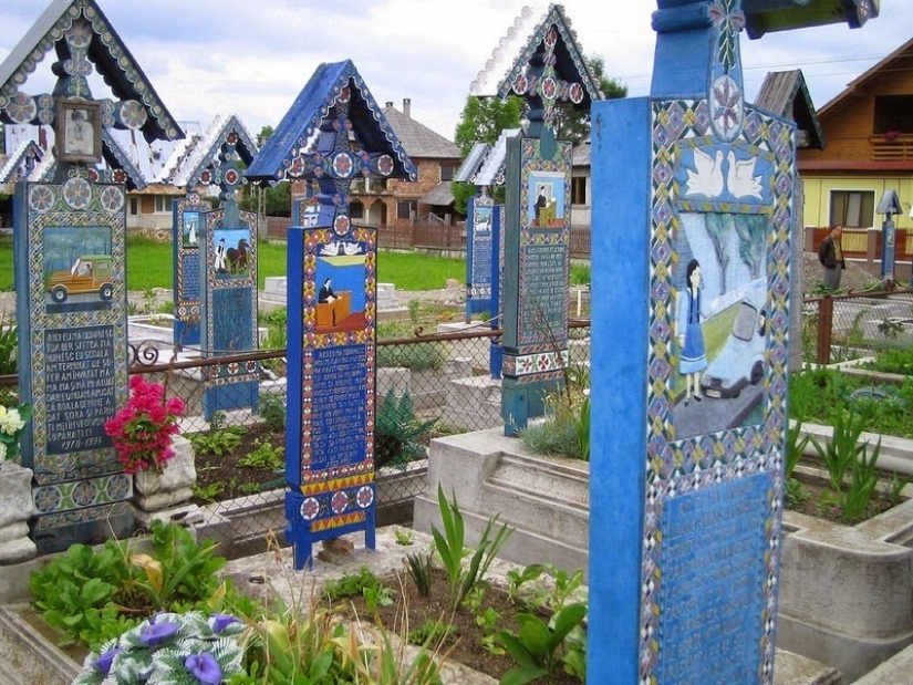 Black humor in the Romanian cemetery