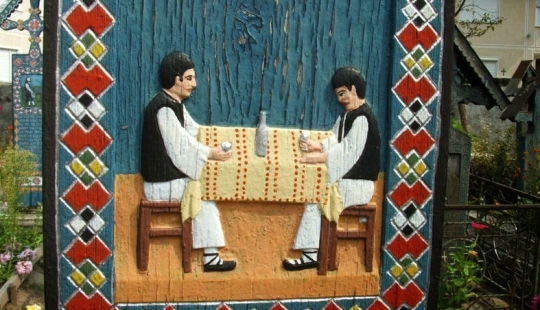 Black humor in the Romanian cemetery