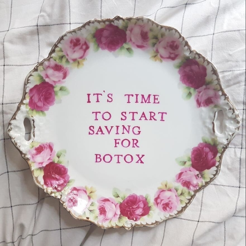 Black humor on porcelain: artist Camila Meicher and her "ugly plates" Black humor on porcelain: artist Camila Meicher and her "ugly plates"