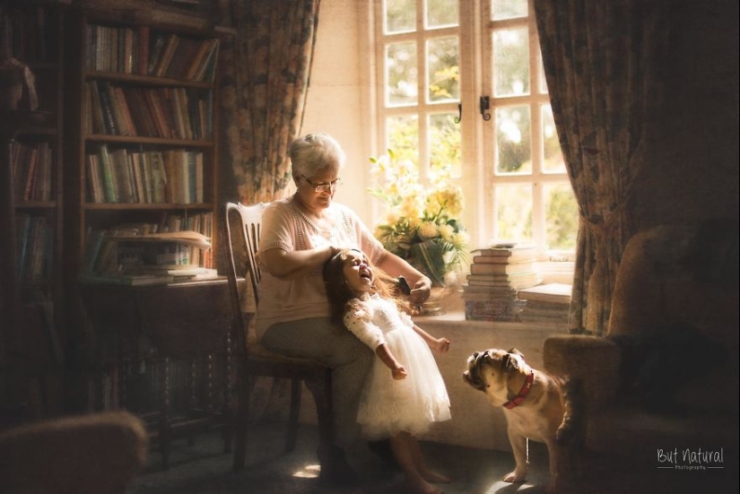 Both old and young: a touching photo project about the connection of the older generation with grandchildren