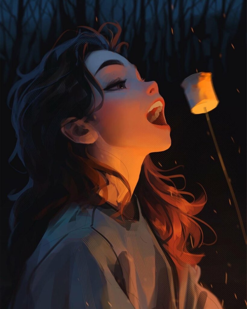 Bright illustrations by digital art master Sam Young Bright illustrations by digital art master Sam Young