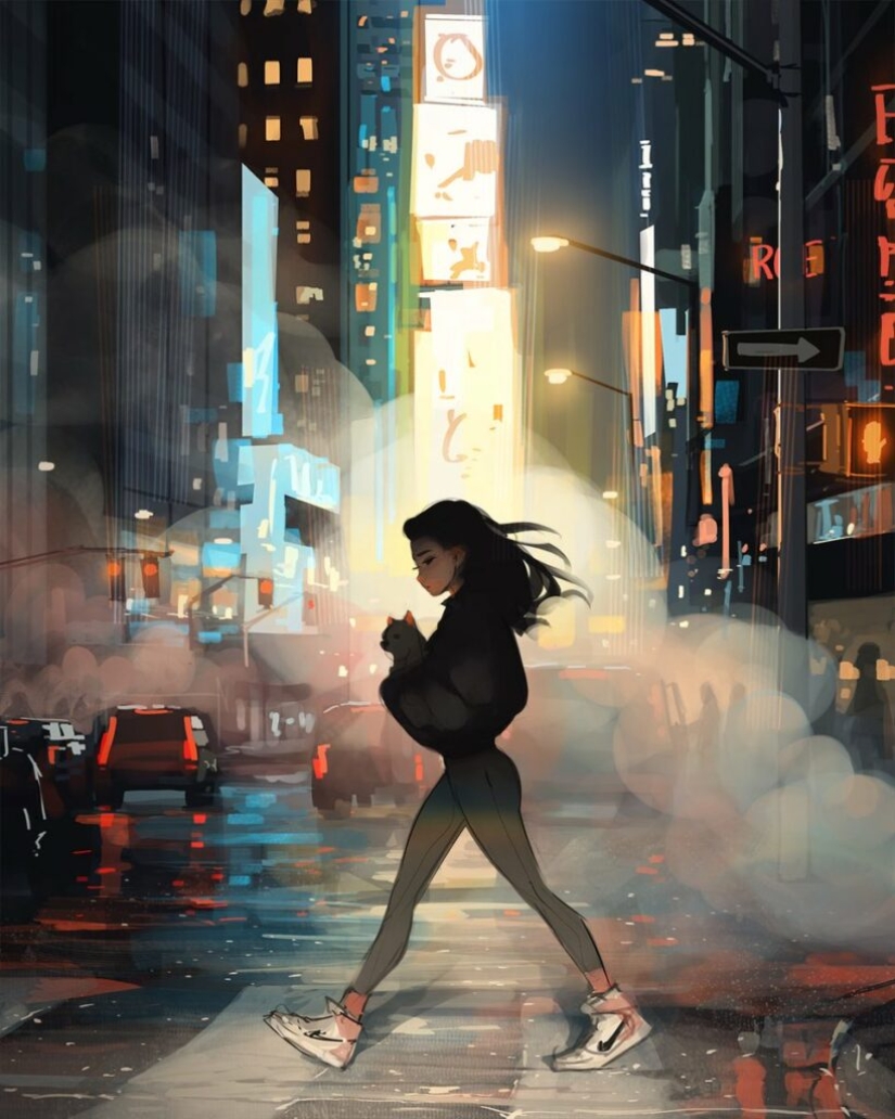 Bright illustrations by digital art master Sam Young Bright illustrations by digital art master Sam Young