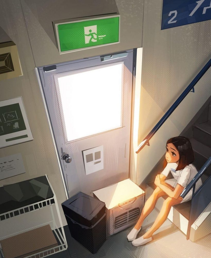 Bright illustrations by digital art master Sam Young Bright illustrations by digital art master Sam Young