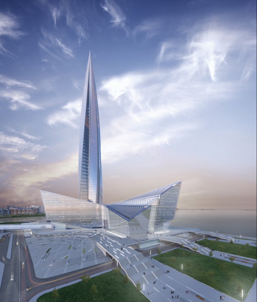 Buildings with a slope