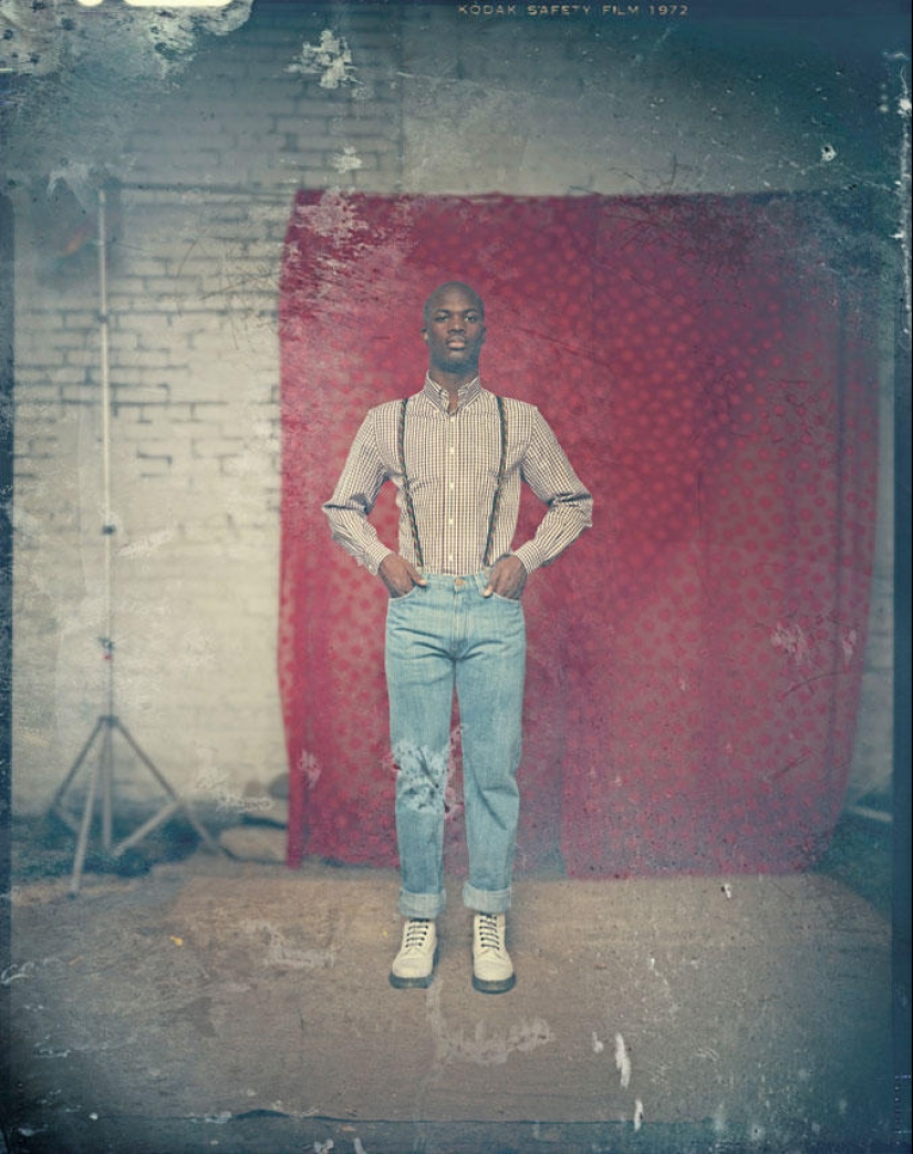 Cabezas rapadas africanas en el Proyecto Lagos Calling Cabezas rapadas africanas en el Proyecto Lagos Calling