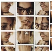 Caras de celebridades ensambladas a partir de un mosaico fascinante